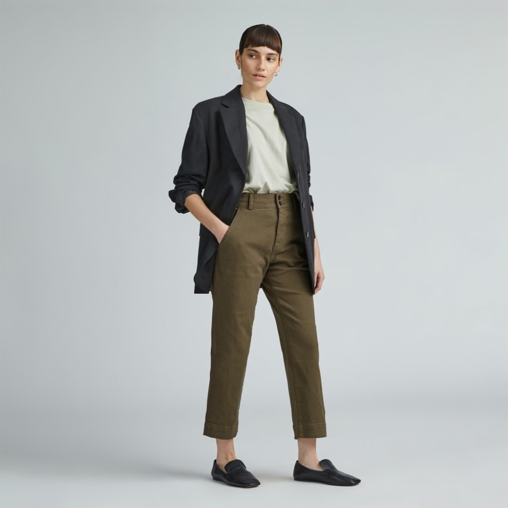 Everlane The Organic Straight-Leg Pants Size 2